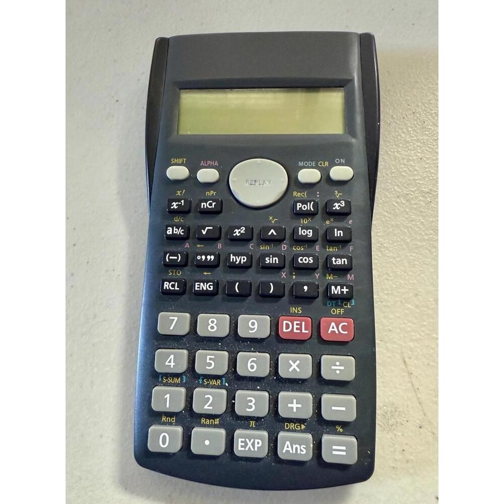 Helect Vintage 1996 H1002 Electronic Calculator Working Tested No Cover
